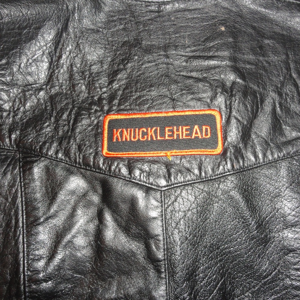 Biker Leather Vest Indian Knucklehead Unisex 36 - Picture 5 of 6